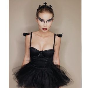 Black swan custom Halloween costume